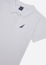 Load image into Gallery viewer, Millie Polo Shirt (Junior) - White