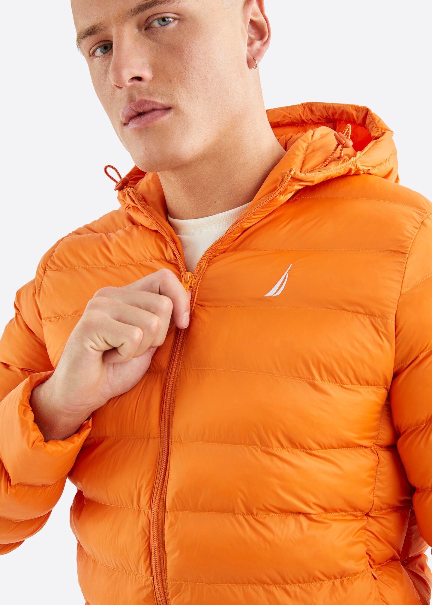 Zion Padded Jacket Orange Nautica
