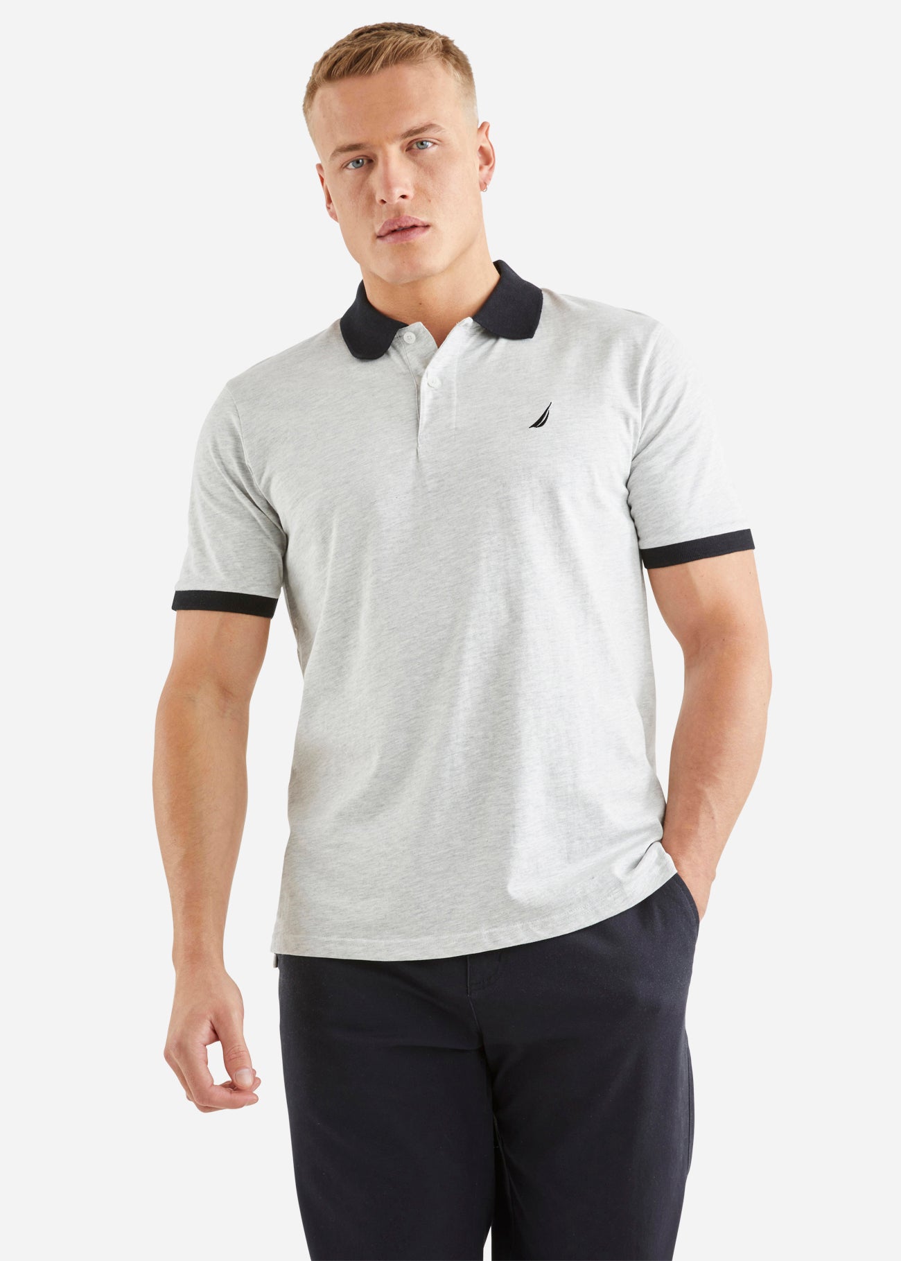 Elgar Polo Shirt - Ecru Marl