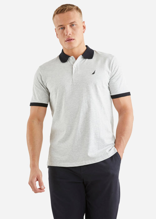 Elgar Polo Shirt - Ecru Marl