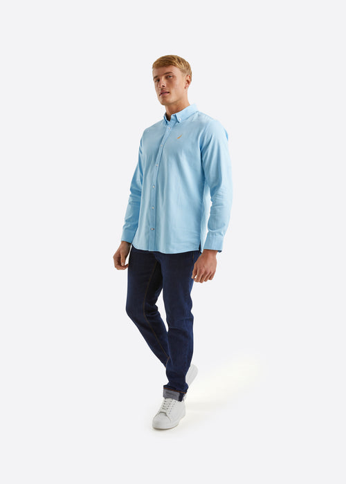 Nautica Tidwell LS Shirt - Sky Blue - Full Body