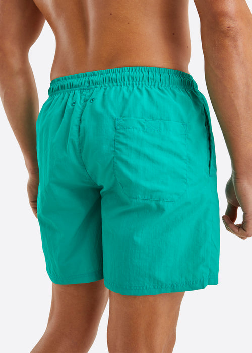 Nautica Xander 6" Swim Short - Green - Back