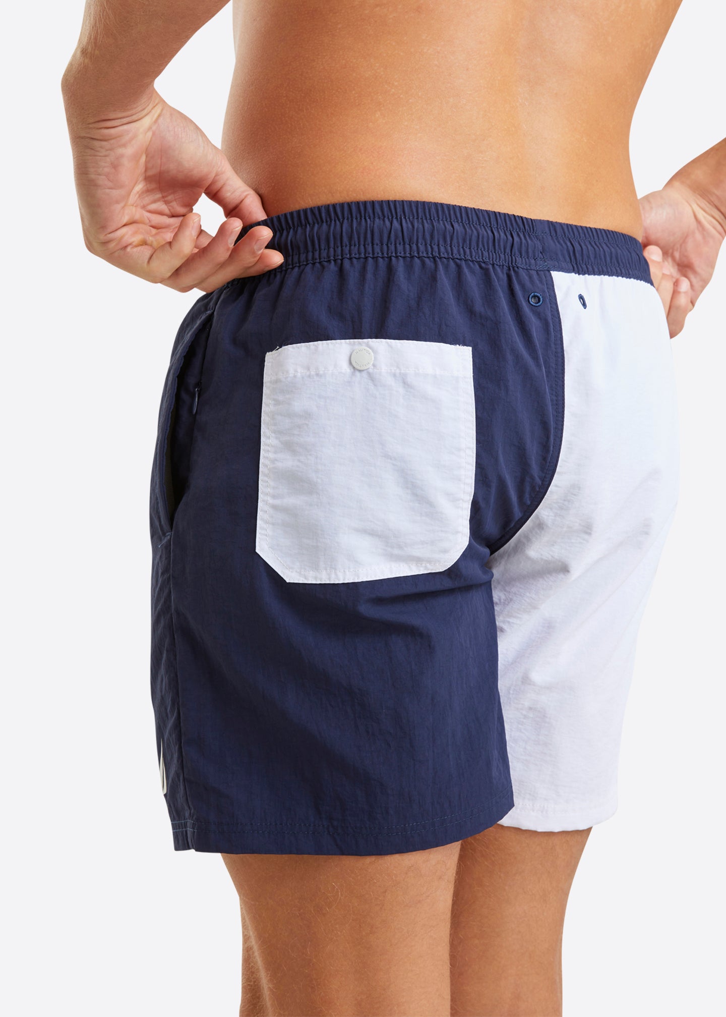 Nautica Henri 6" Swim Short - Dark Navy - Back