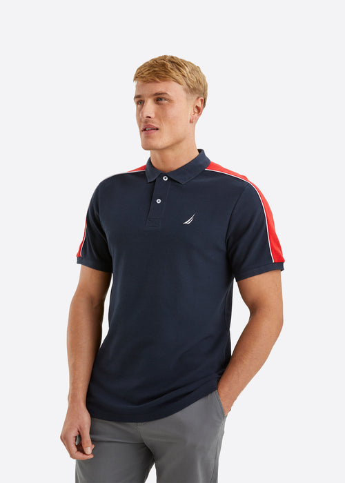 Nautica Carsten Polo Shirt - Dark Navy - Front