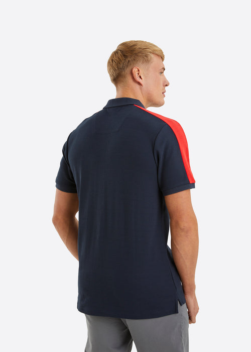 Nautica Carsten Polo Shirt - Dark Navy - Back