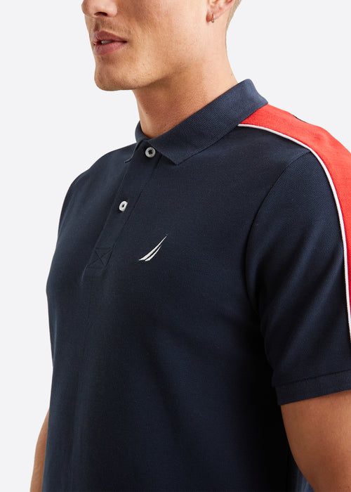 Nautica Carsten Polo Shirt - Dark Navy - Detail