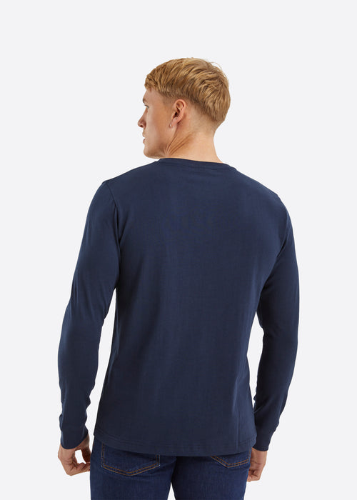 Nautica Coney LS T-Shirt - Dark Navy - Back