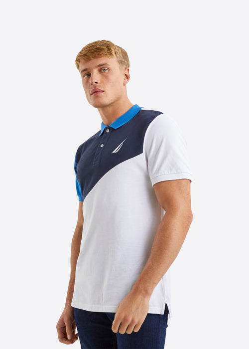 Nautica Buck Polo Shirt - Blue - Front