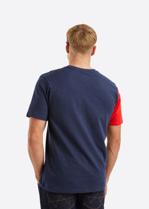 Nautica Falk T-Shirt - True Red - Back