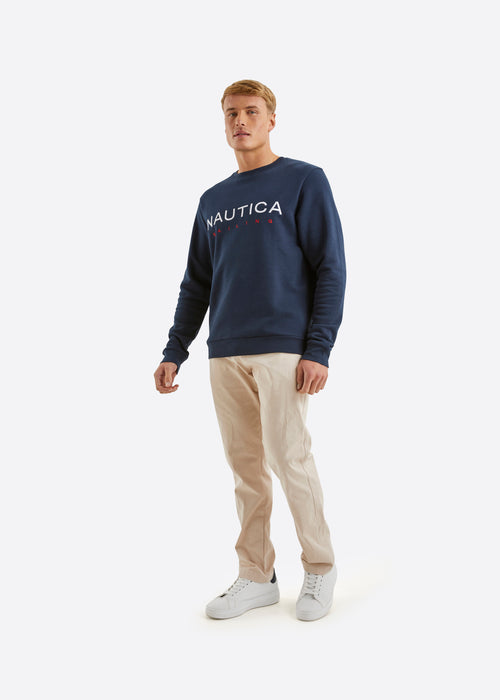 Nautica Otto Sweatshirt - Dark Navy - Full Body