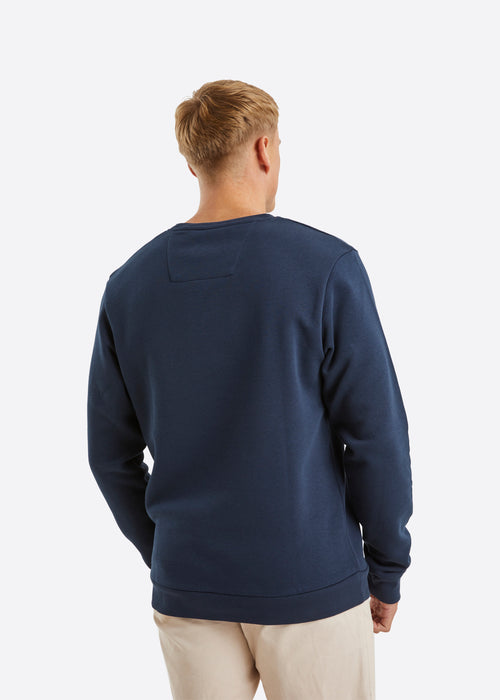 Nautica Otto Sweatshirt - Dark Navy - Back