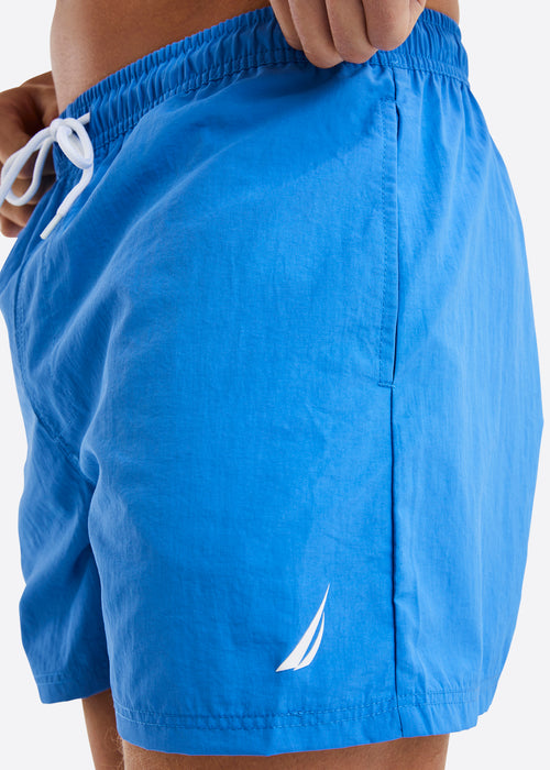 Nautica Knox 4" Swim Short - Blue - Detail