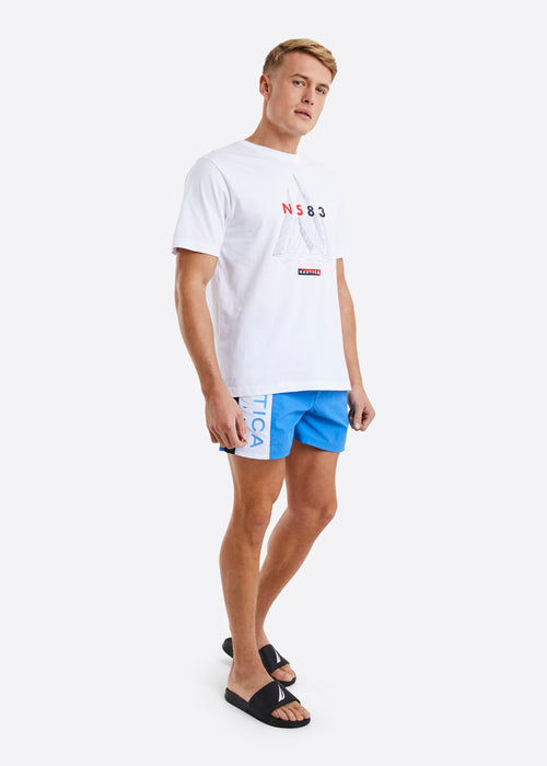 Nautica Cabot T-Shirt - White - Full Body