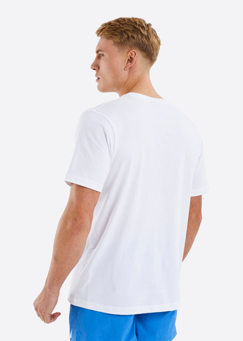Nautica Cabot T-Shirt - White - Back