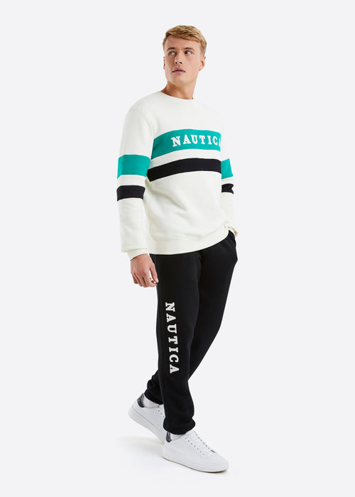 Nautica Tenby Sweatshirt - Ecru - Full Body