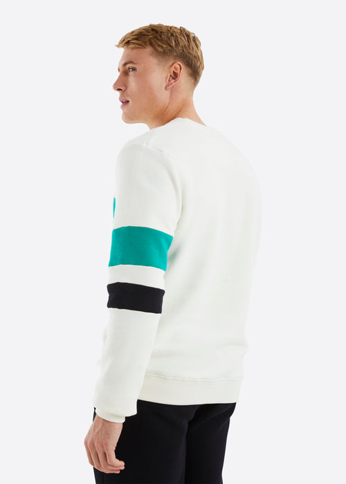 Nautica Tenby Sweatshirt - Ecru - Back