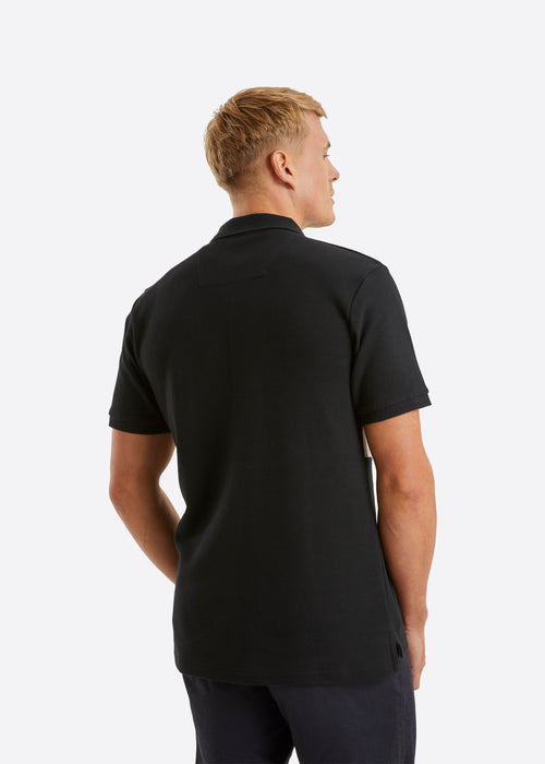 Nautica Holt Polo Shirt - Black - Back