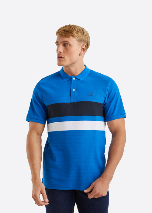 Nautica Holt Polo Shirt - Blue - Front