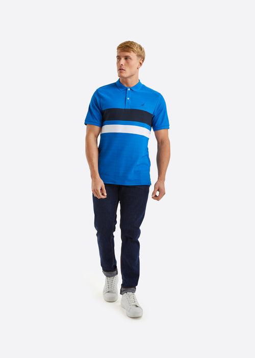 Nautica Holt Polo Shirt - Blue - Full Body