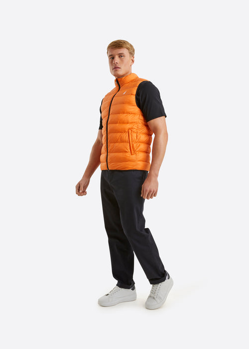 Nautica Morgan Gilet - Orange - Full Body