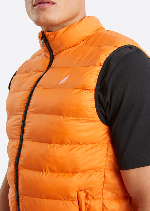 Nautica Morgan Gilet - Orange - Detail