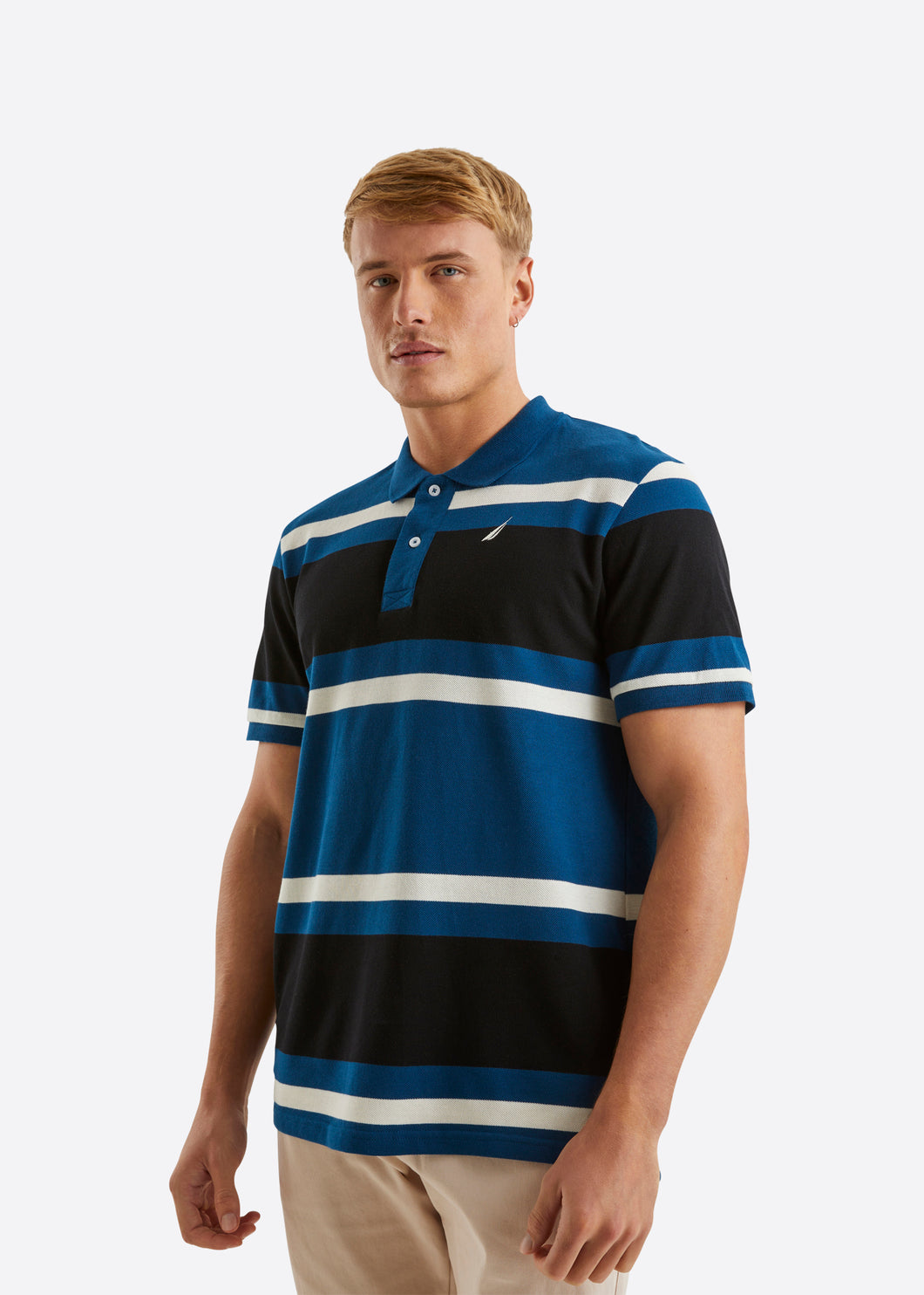 Nautica Dai Polo Shirt - Dark Blue - Front
