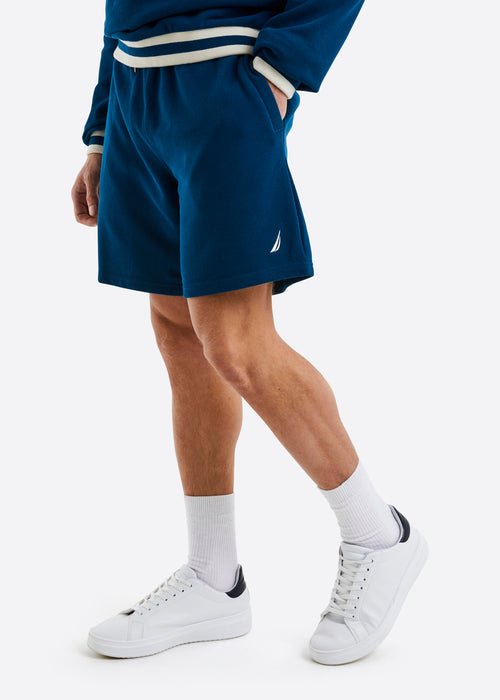 Nautica Keegan Fleece Short - Dark Blue - Front