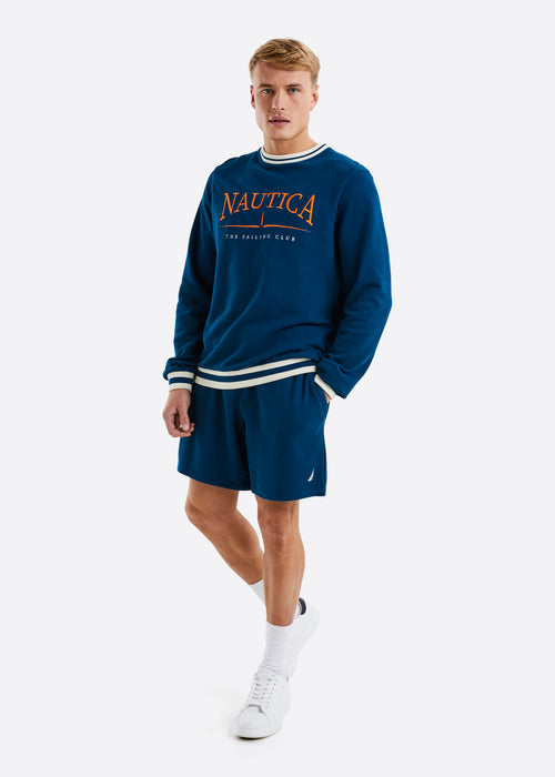 Nautica Keegan Fleece Short - Dark Blue - Full Body