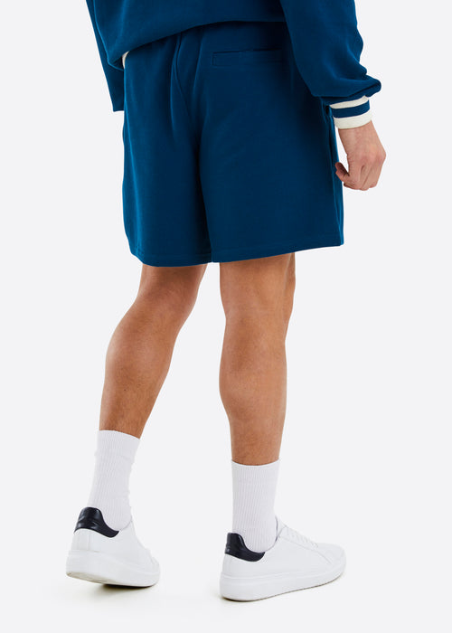 Nautica Keegan Fleece Short - Dark Blue - Back