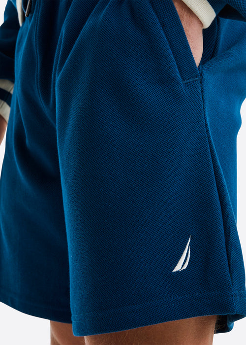 Nautica Keegan Fleece Short - Dark Blue - Detail