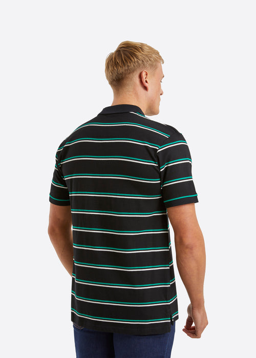 Nautica Arif Polo Shirt - Black - Back