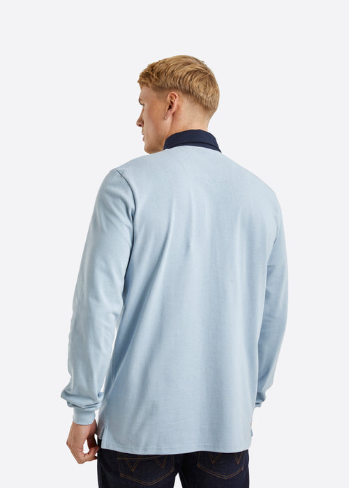 Nautica Murray Rugby Shirt - Blue Fog - Back