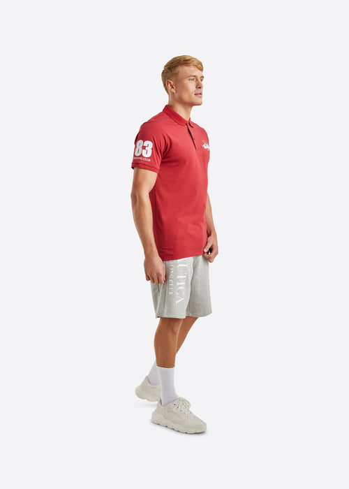 Nautica Locust Fleece Short - Grey Marl - Full Body