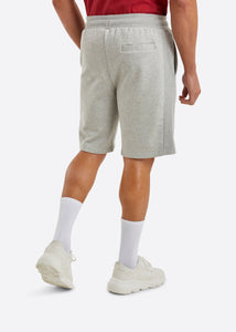 Nautica Locust Fleece Short - Grey Marl - Back