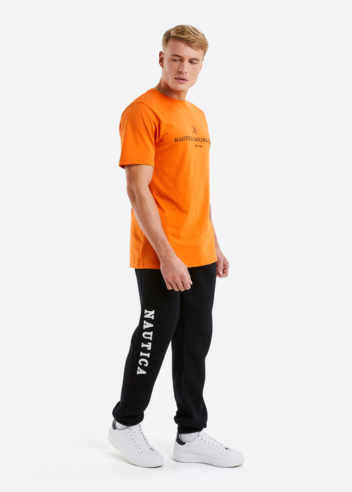 Nautica Leith Jog Pant - Black - Full Body