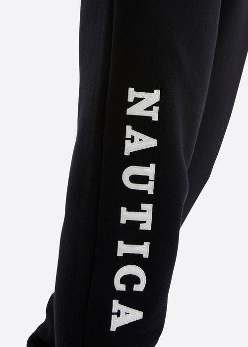 Nautica Leith Jog Pant - Black - Detail