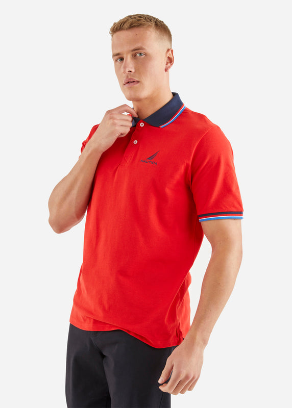 Odell Polo Shirt - True Red