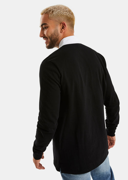 Nautica Competition Balceta Rugby Shirt - Black - Back