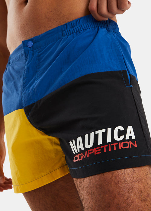 Nautica Competition Cortes 4” Swim Short - Royal Blue - Detail