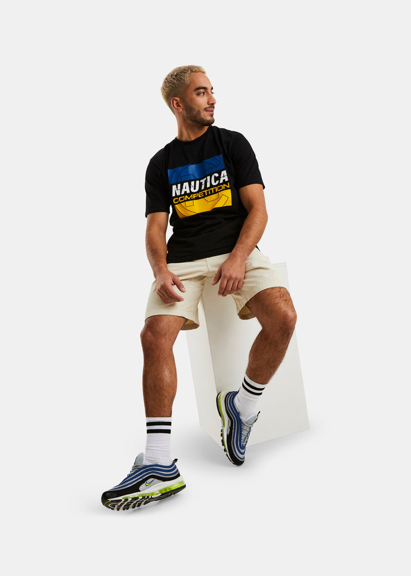 Nautica Competition Vidal T-Shirt - Black - Full Body