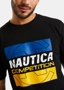Nautica Competition Vidal T-Shirt - Black - Detail