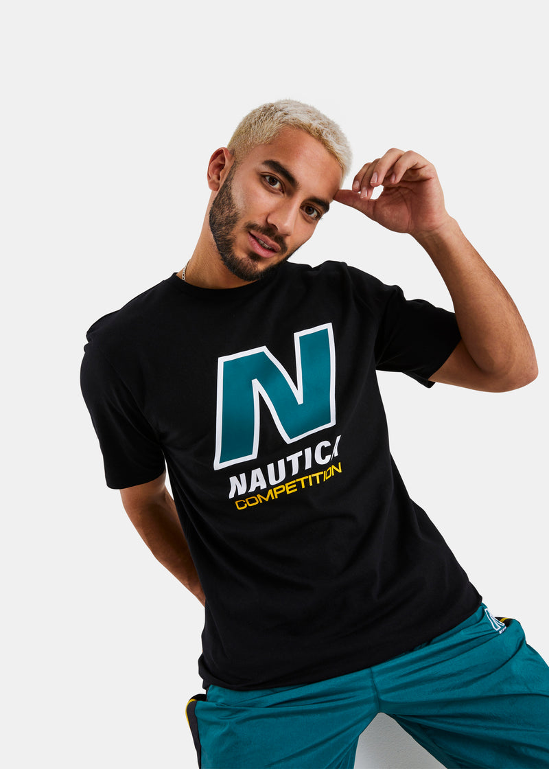 Nautica Competition Wessix T-Shirt - Black - Front