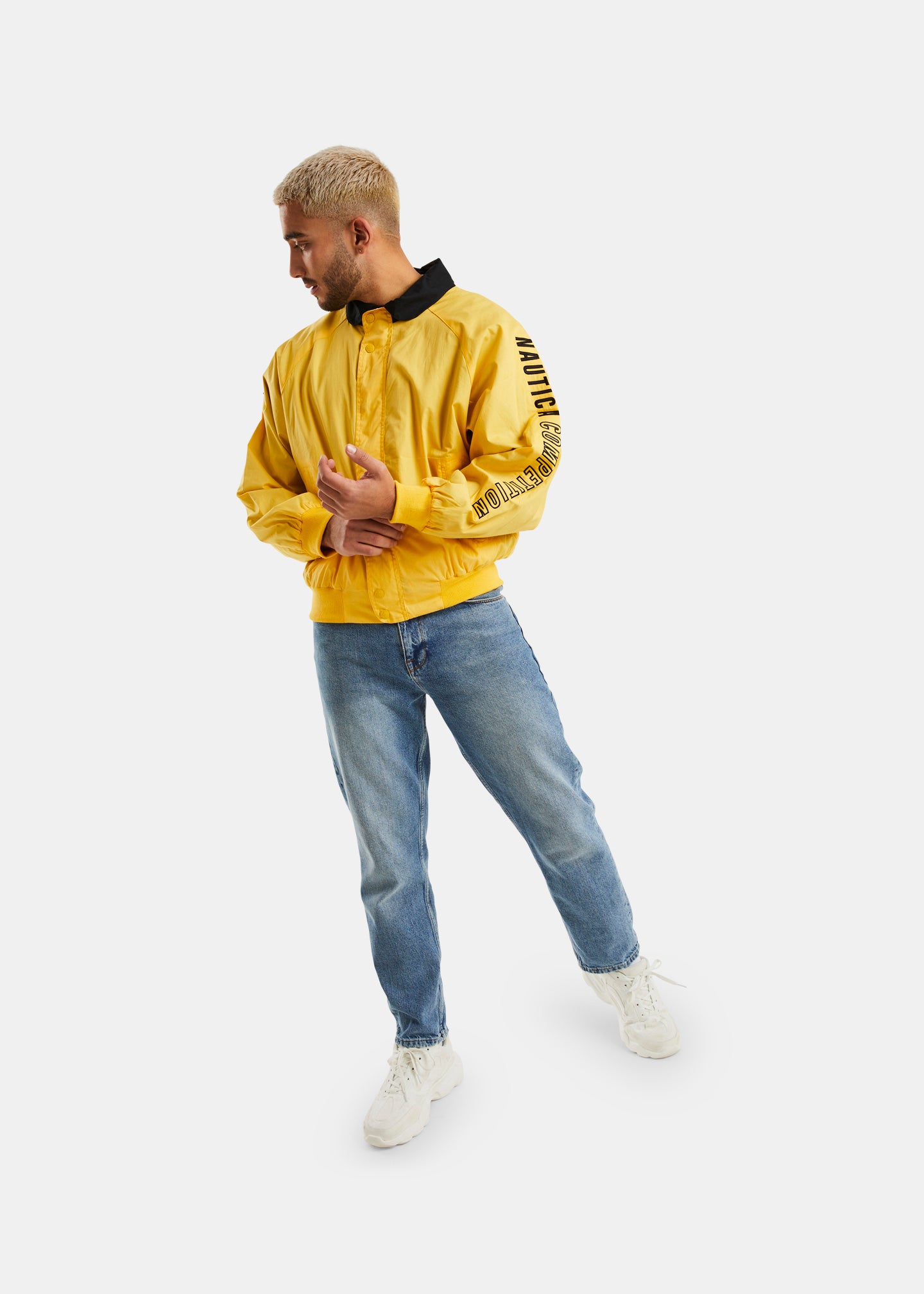 Yellow best sale nautica jacket
