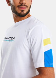 Nautica Competition Tonkin T-Shirt - White - Detail
