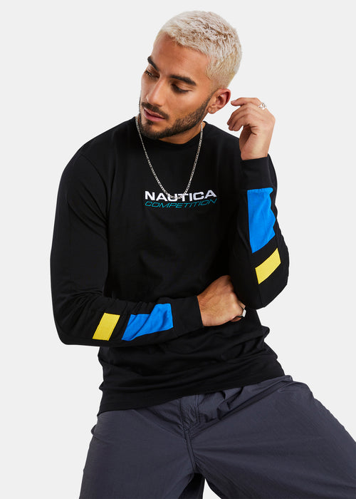 Bo Hai Long Sleeve T-Shirt - Black