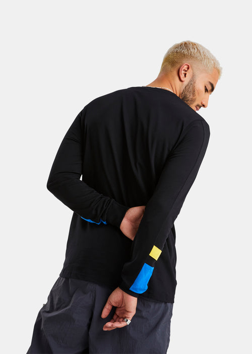 Bo Hai Long Sleeve T-Shirt - Black