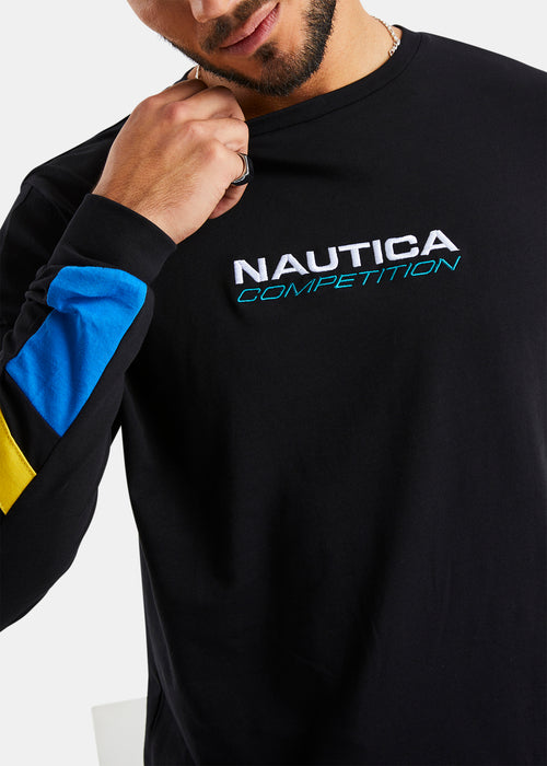 Bo Hai Long Sleeve T-Shirt - Black