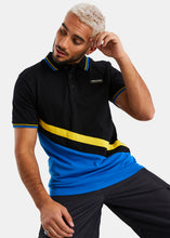 Load image into Gallery viewer, Nautica Competition Orb Polo Shirt - Black - Front