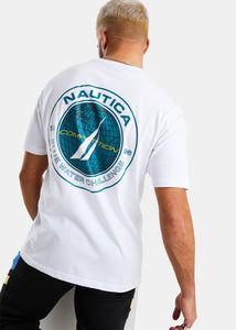 Nautica Competition Port Philip T-Shirt - White - Back