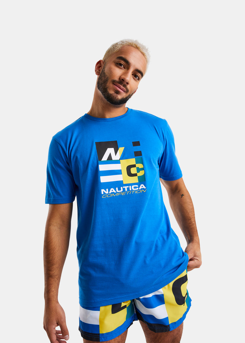 Nautica Competition St Vincent T-Shirt - Royal Blue - Front